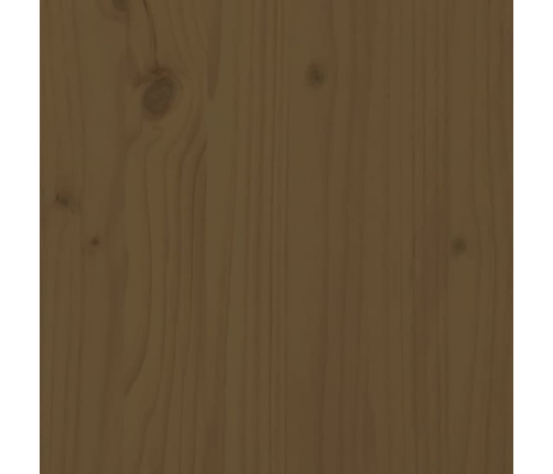 Mesa de centro madera maciza de pino marrón miel 118x63x45 cm
