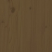 Mesa de centro madera maciza de pino marrón miel 118x63x45 cm