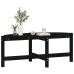 Mesa de centro de madera maciza de pino negro 118x63x45 cm