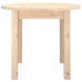 Mesa de centro de madera maciza de pino Ø 55x45 cm