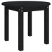 Mesa de centro de madera maciza de pino negro Ø 55x45 cm