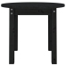 Mesa de centro de madera maciza de pino negro Ø 55x45 cm