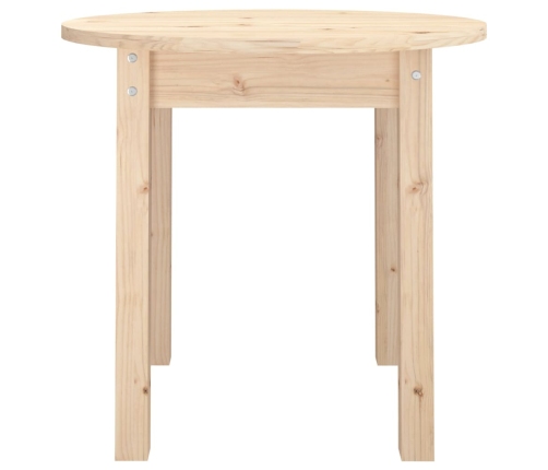 vidaXL Mesa de centro de madera maciza de pino Ø 45x40 cm