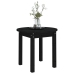 Mesa de centro madera maciza de pino negro Ø 45x40 cm