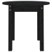 Mesa de centro madera maciza de pino negro Ø 45x40 cm