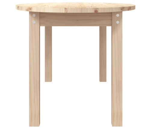 Mesa de centro de madera maciza de pino 110x55x45 cm