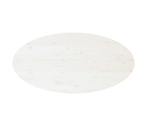 Mesa de centro de madera maciza de pino blanco 110x55x45 cm