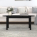 Mesa de centro de madera maciza de pino negro 110x55x45 cm