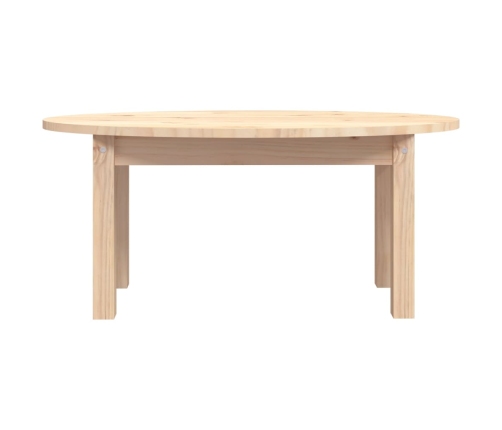 Mesa de centro de madera maciza de pino 80x40x35 cm