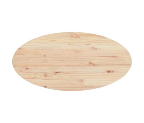 Mesa de centro de madera maciza de pino 80x40x35 cm