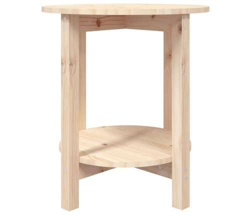 Mesa de centro de madera maciza de pino Ø55x60 cm