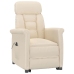 Sillón reclinable eléctrico microfibra beige