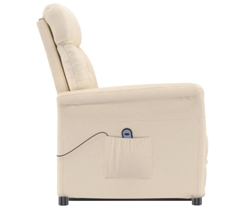 Sillón reclinable eléctrico microfibra beige