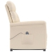 Sillón reclinable eléctrico microfibra beige