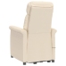 Sillón reclinable eléctrico microfibra beige