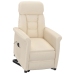 Sillón reclinable eléctrico microfibra beige