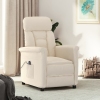 Sillón reclinable eléctrico microfibra beige