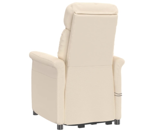 Sillón de masaje eléctrico microfibra beige