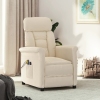 Sillón de masaje eléctrico microfibra beige