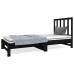 Sofá cama extraíble sin colchón negro 2x(90x190) cm