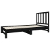 Sofá cama extraíble sin colchón negro 2x(90x190) cm