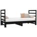 Sofá cama extraíble sin colchón negro 2x(90x190) cm