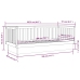 Sofá cama madera maciza de pino gris 90x200 cm