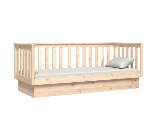 Sofá cama sin colchón madera maciza de pino 90x190 cm