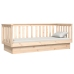 Sofá cama sin colchón madera maciza de pino 90x190 cm