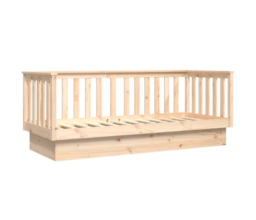Sofá cama sin colchón madera maciza de pino 90x190 cm