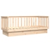Sofá cama sin colchón madera maciza de pino 90x190 cm