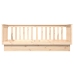 Sofá cama sin colchón madera maciza de pino 90x190 cm