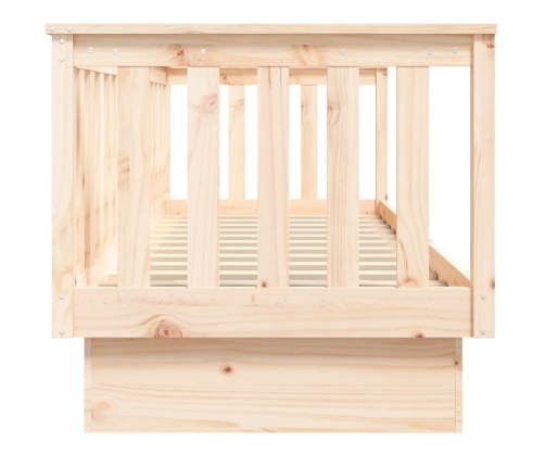 Sofá cama sin colchón madera maciza de pino 90x190 cm