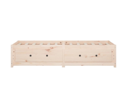 Sofá cama sin colchón madera maciza de pino 80x200 cm