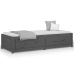 Sofá cama madera maciza de pino gris 90x200 cm