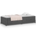 Sofá cama madera maciza de pino gris 90x200 cm