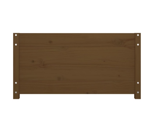 vidaXL Sofá cama de madera maciza de pino marrón miel 75x190 cm