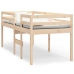 Cama alta madera maciza pino 80x200 cm