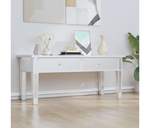 Mesa de centro especular madera tecnológica vidrio 106x45x45 cm