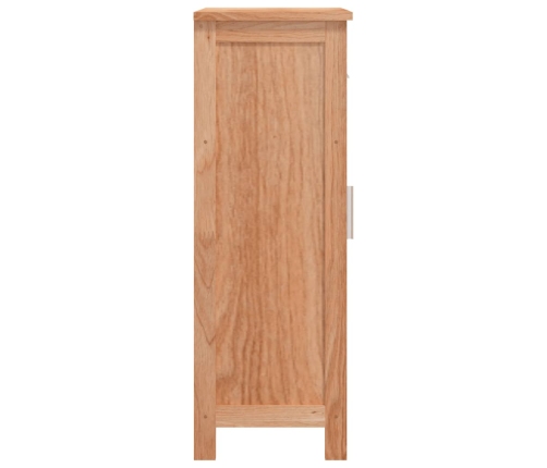 Mueble de baño madera maciza de nogal 42x29x82 cm