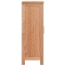 Mueble de baño madera maciza de nogal 42x29x82 cm