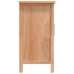 Armario de lavabo madera maciza de nogal 66x29x61,5 cm