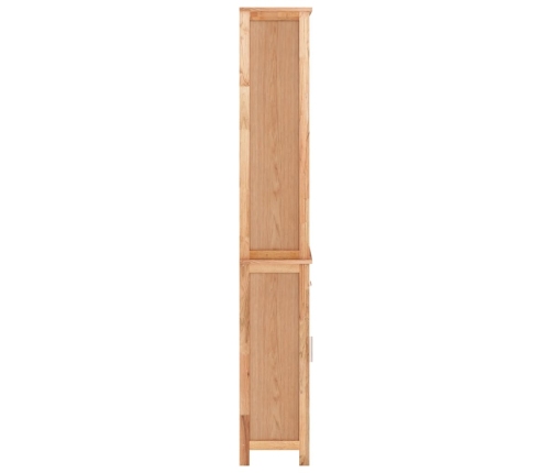 Mueble de baño madera maciza de nogal 42x29x182 cm