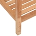 vidaXL Estantería de baño madera maciza nogal 36x36x112 cm