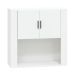 Armario de pared madera contrachapada blanco 80x33x80 cm