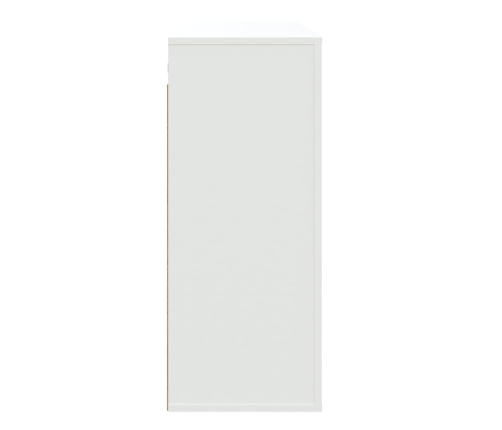 Armario de pared madera contrachapada blanco 80x33x80 cm