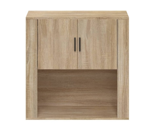 Armario de pared madera contrachapada roble sonoma 80x33x80 cm