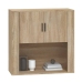 Armario de pared madera contrachapada roble sonoma 80x33x80 cm