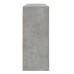 Armario de pared madera contrachapada gris hormigón 80x33x80 cm