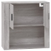 Armario de pared madera contrachapada gris Sonoma 80x33x80 cm